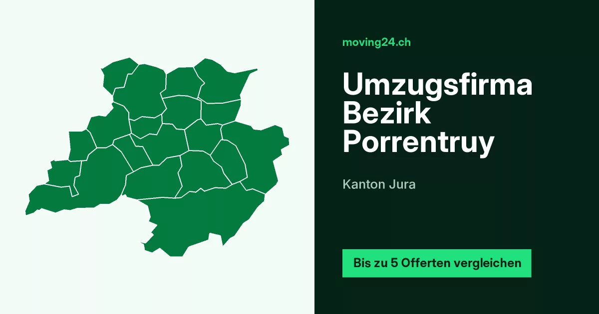 Umzugsfirma Bezirk Porrentruy