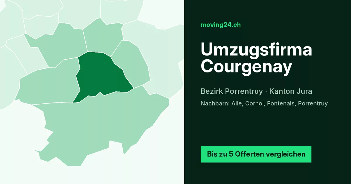 Umzugsfirma Courgenay