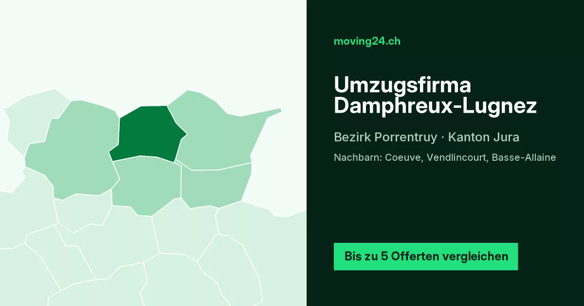 Umzugsfirma Damphreux-Lugnez