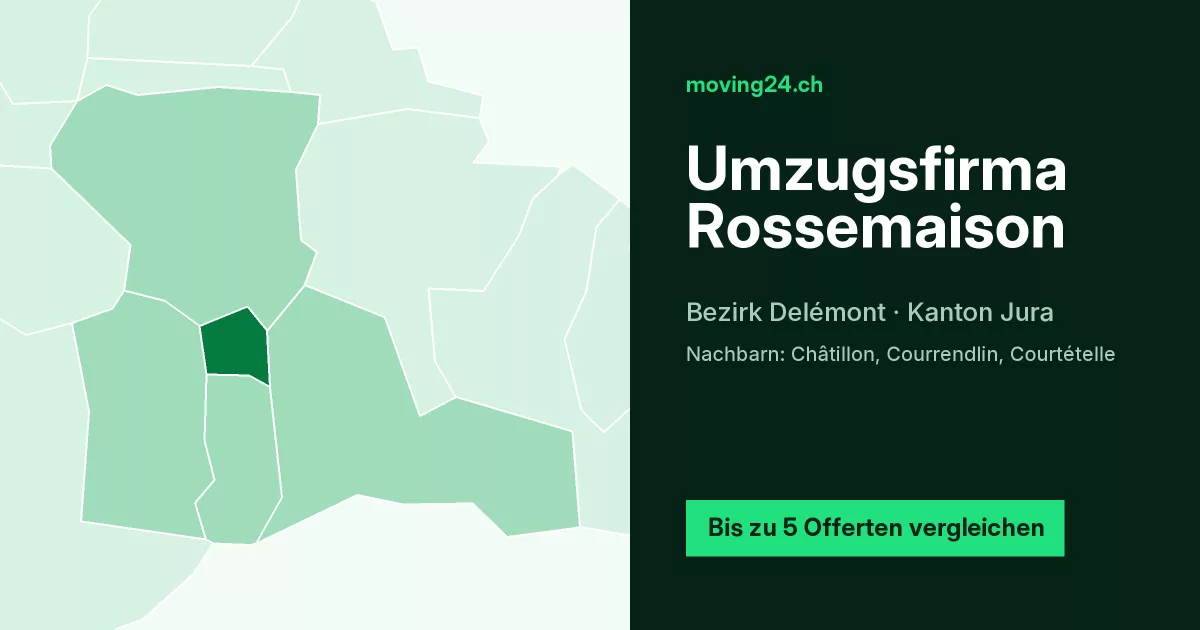 Umzugsfirma Rossemaison