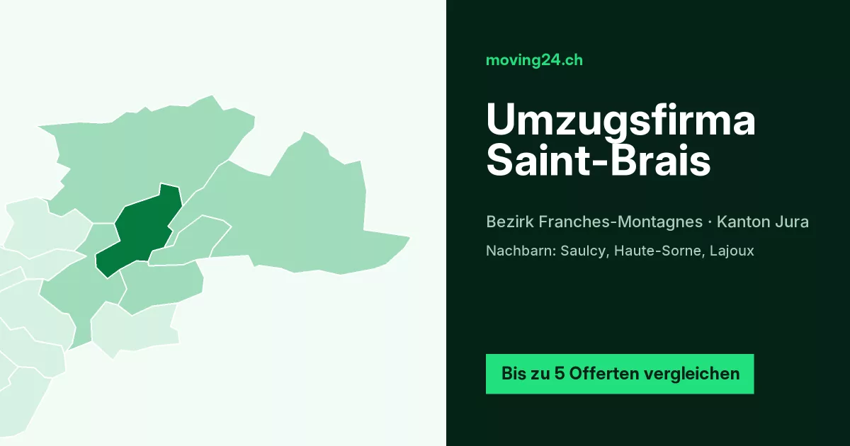 Umzugsfirma Saint-Brais
