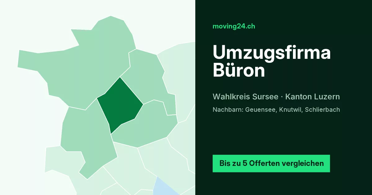 Umzugsfirma B&uuml;ron