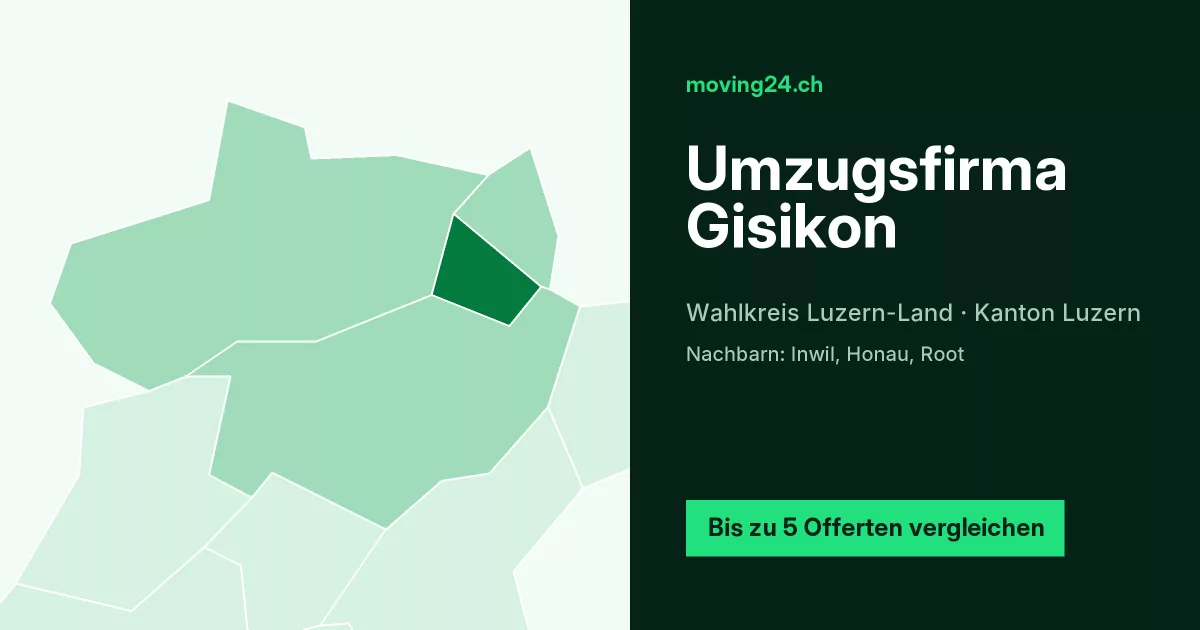 Umzugsfirma Gisikon