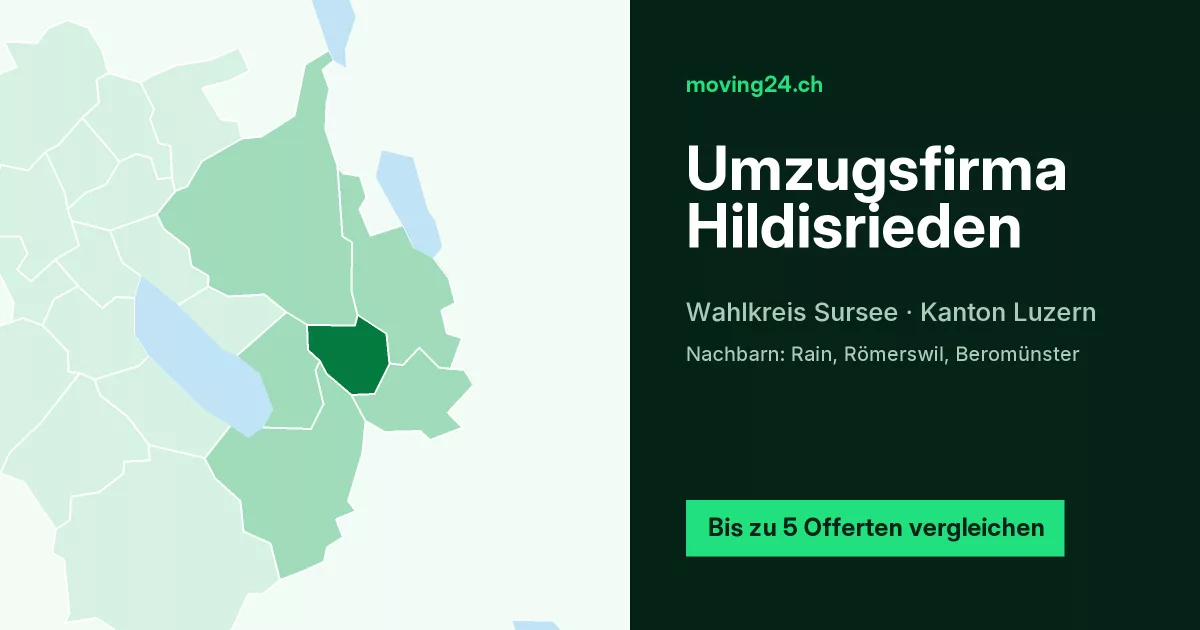 Umzugsfirma Hildisrieden