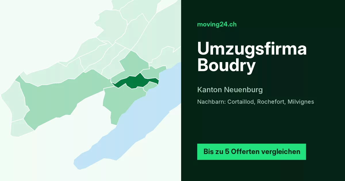 Umzugsfirma Boudry