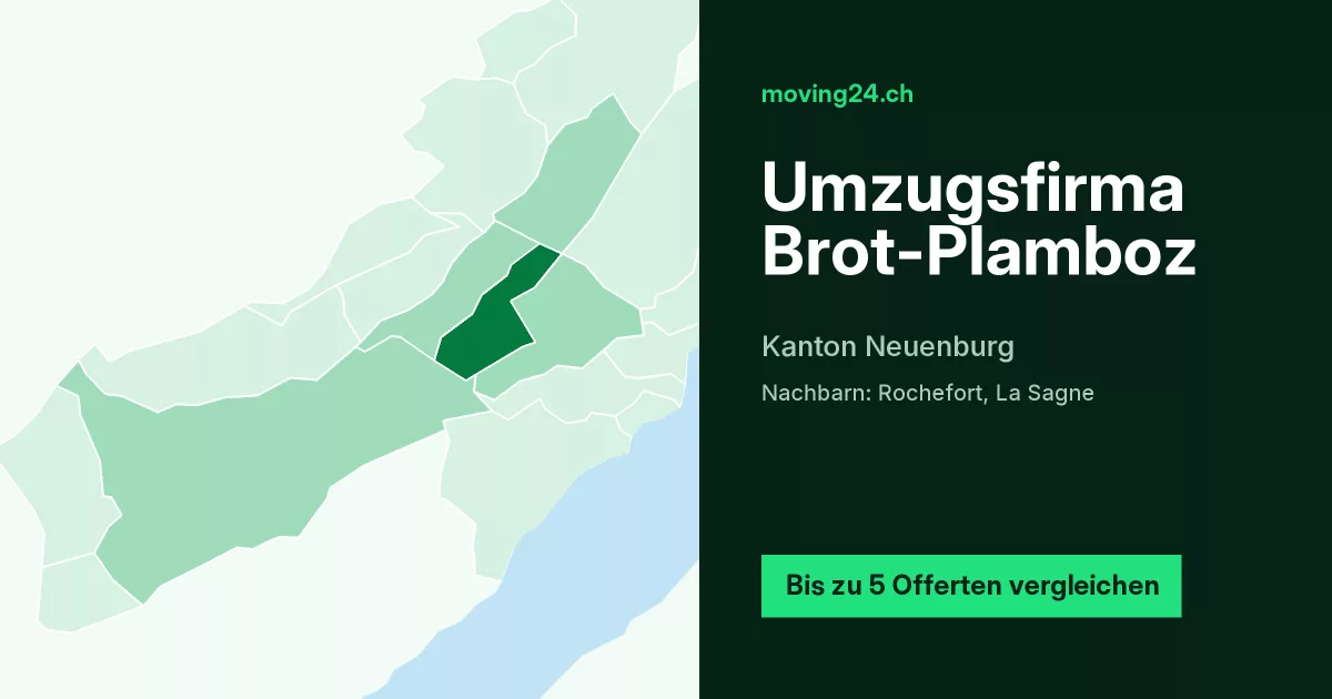 Umzugsfirma Brot-Plamboz
