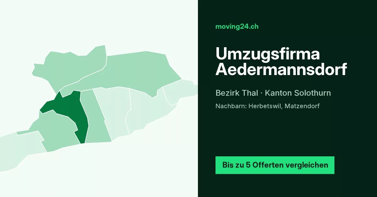 Umzugsfirma Aedermannsdorf Umzugsfirma Aedermannsdorf