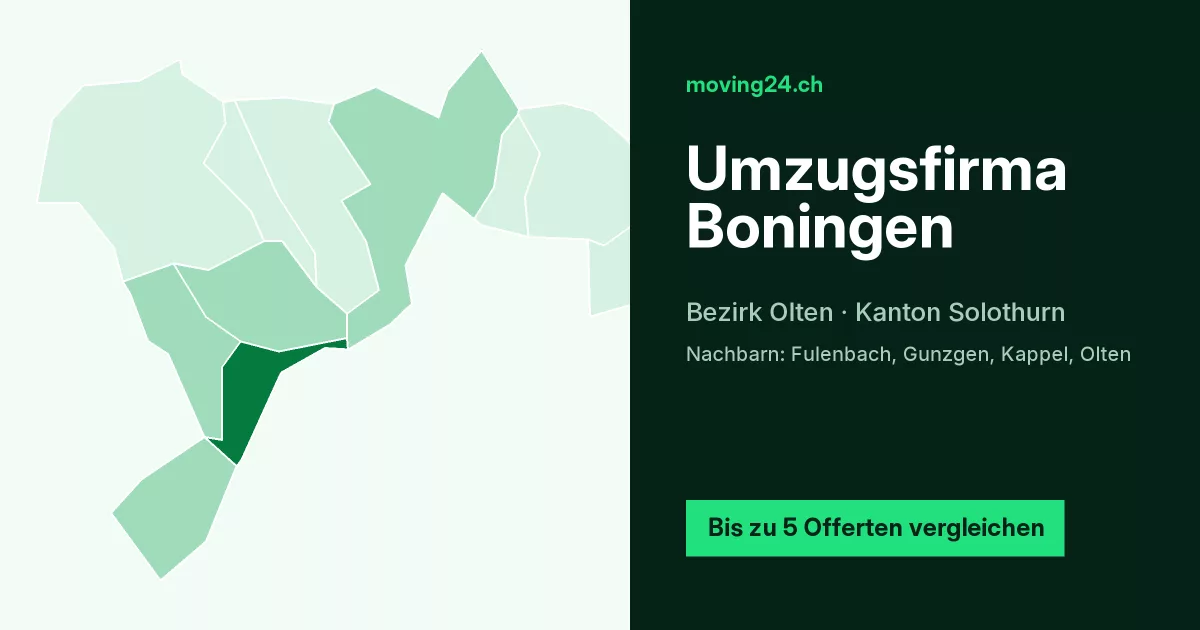 Umzugsfirma Boningen