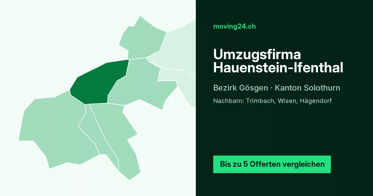 Umzugsfirma Hauenstein-Ifenthal