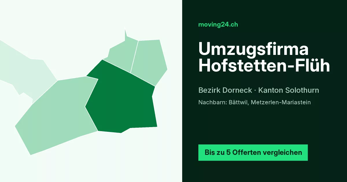 Umzugsfirma Hofstetten-Fl&uuml;h