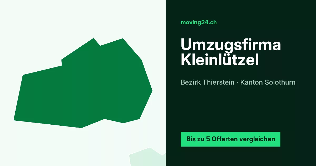 Umzugsfirma Kleinl&uuml;tzel