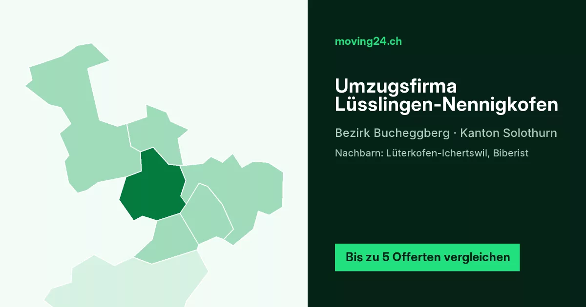 Umzugsfirma L&uuml;sslingen-Nennigkofen