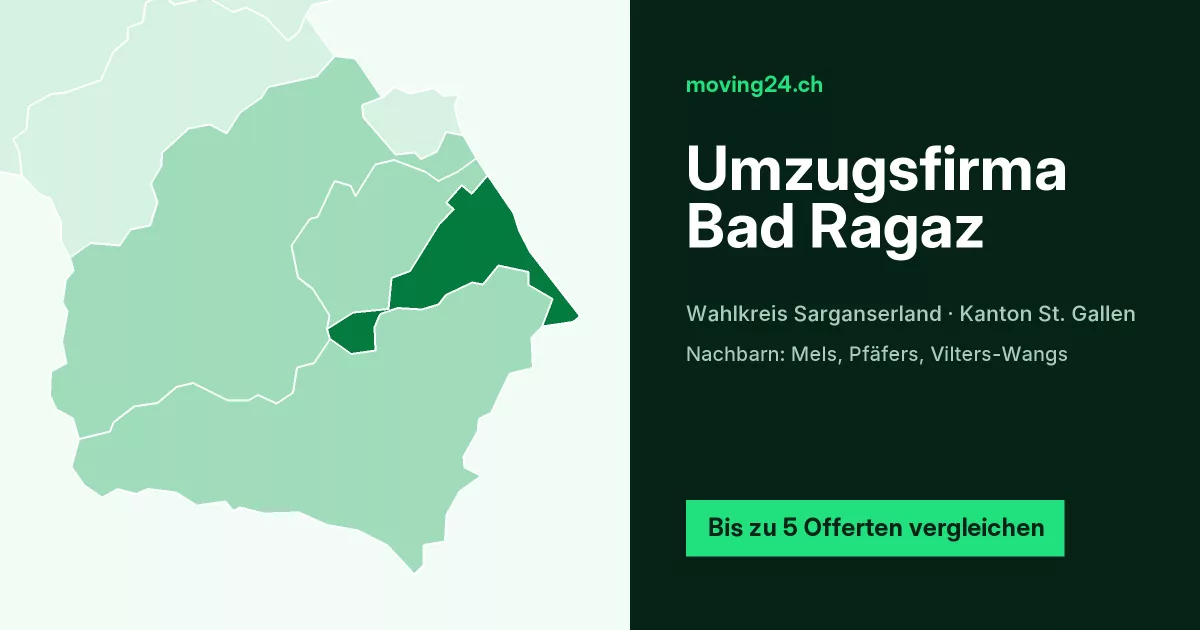 Umzugsfirma Bad Ragaz