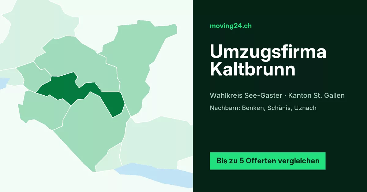 Umzugsfirma Kaltbrunn Umzugsfirma Kaltbrunn