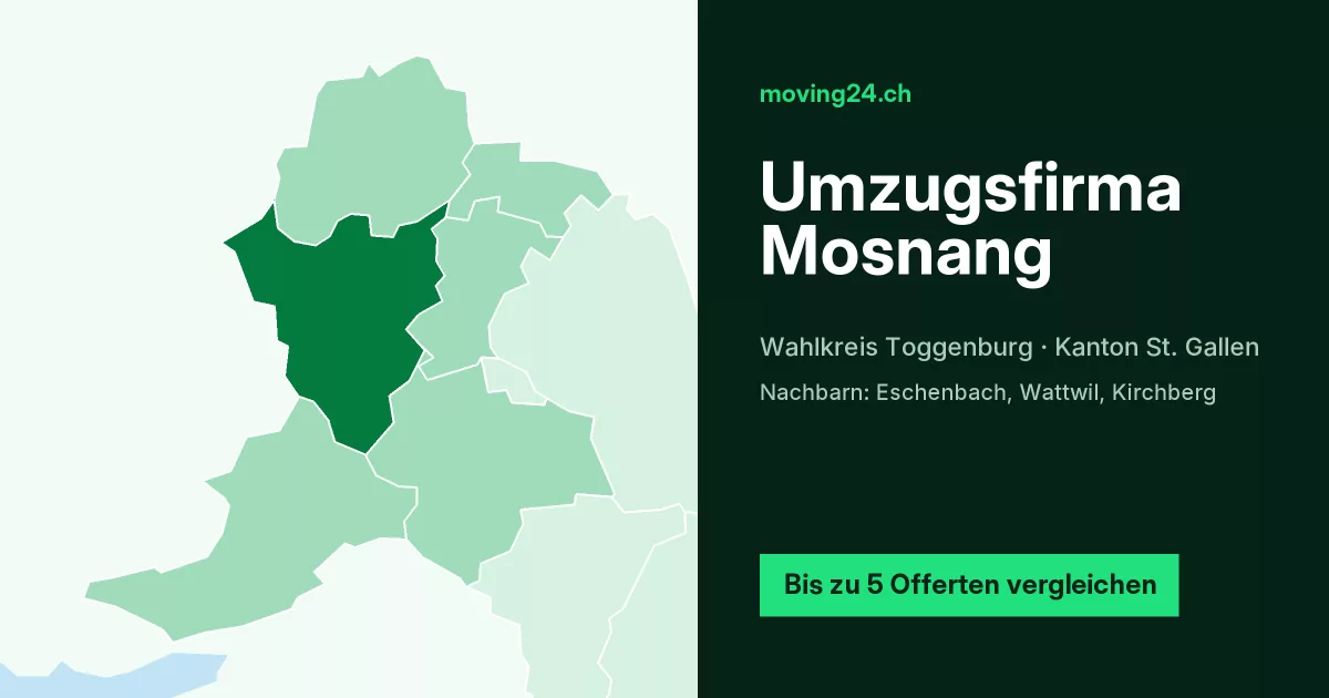 Umzugsfirma Mosnang