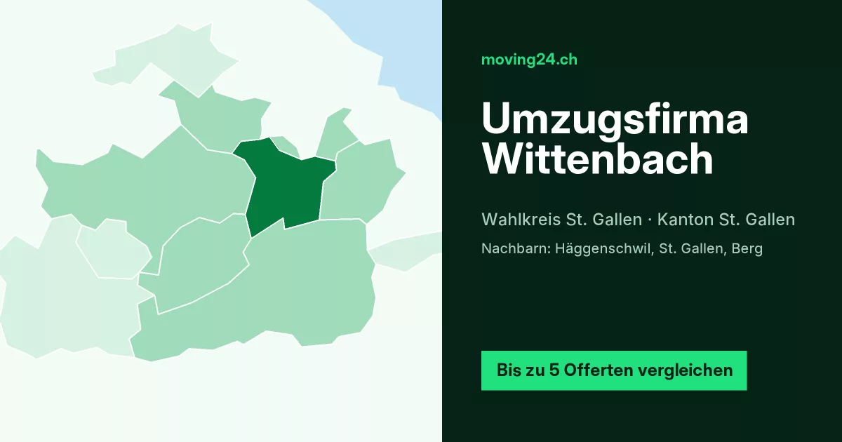 Umzugsfirma Wittenbach