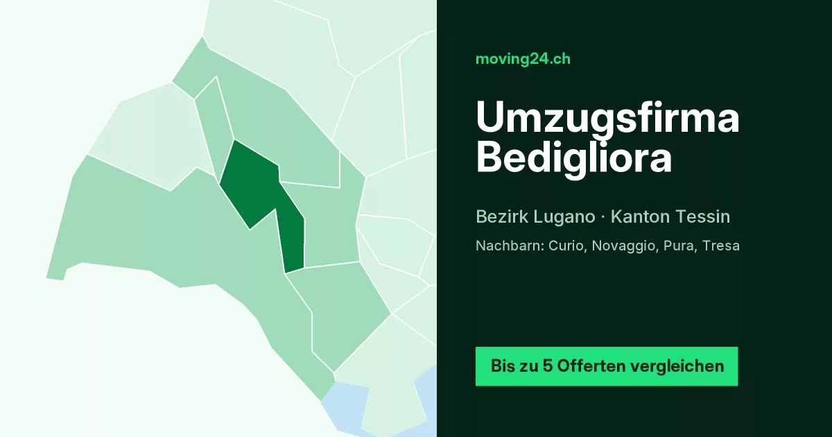 Umzugsfirma Bedigliora
