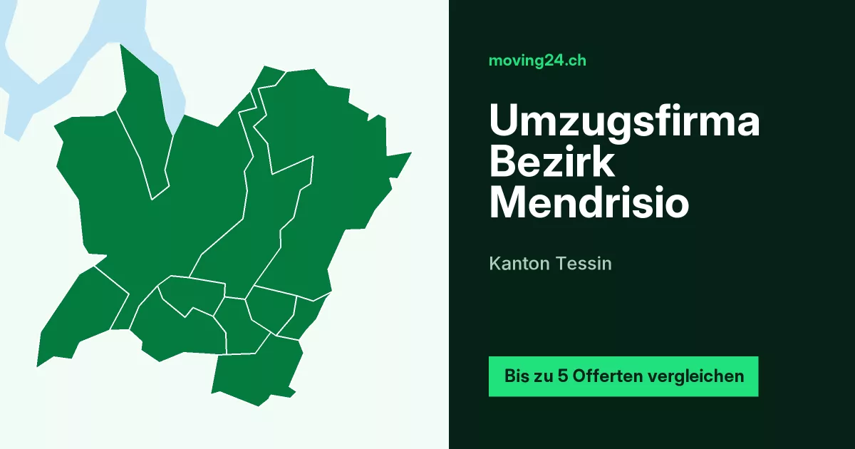 Umzugsfirma Bezirk Mendrisio
