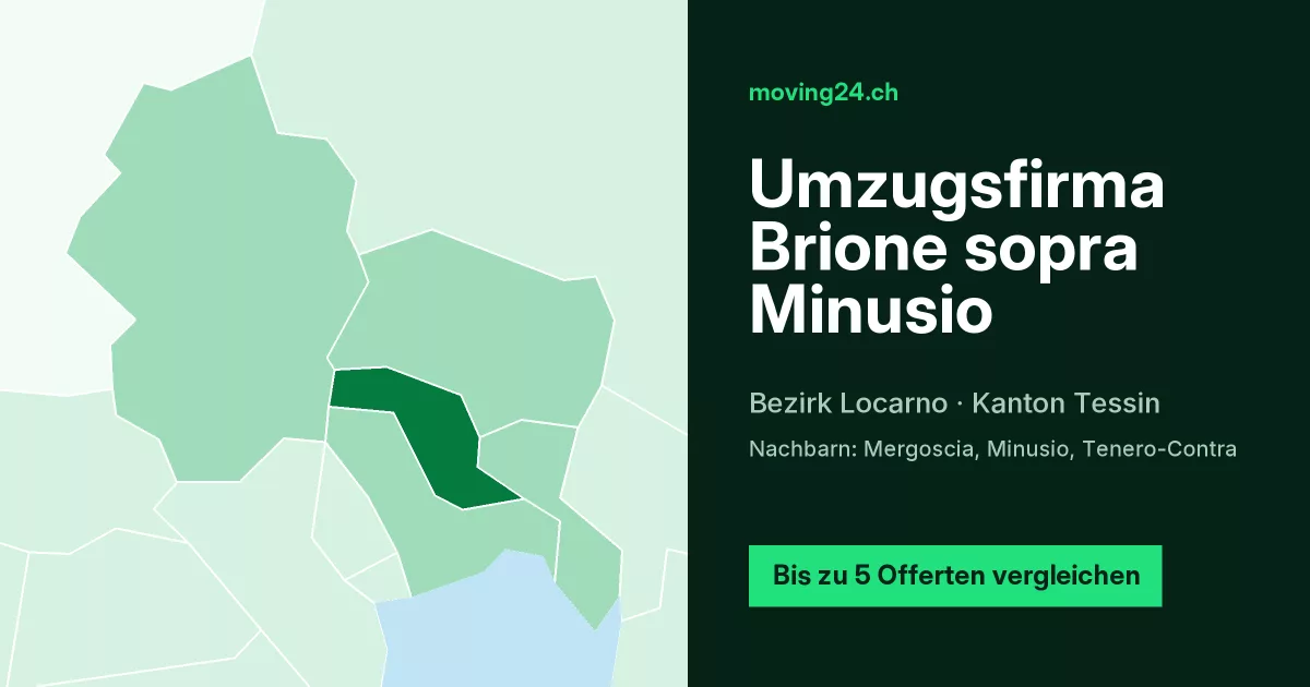 Umzugsfirma Brione sopra Minusio Umzugsfirma Brione sopra Minusio