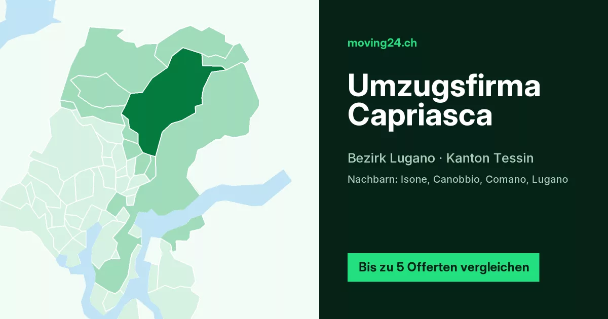 Umzugsfirma Capriasca