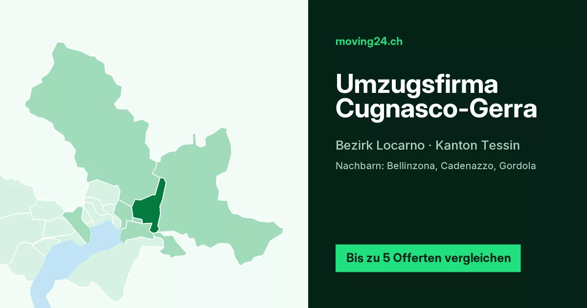 Umzugsfirma Cugnasco-Gerra Umzugsfirma Cugnasco-Gerra