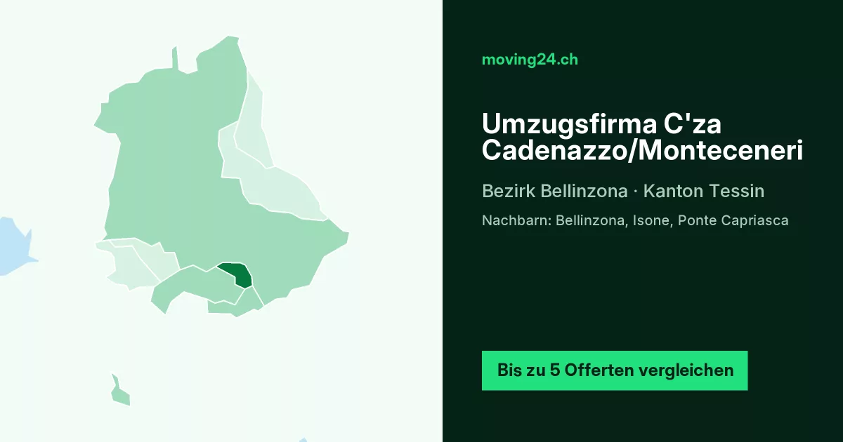 Umzugsfirma C'za Cadenazzo/Monteceneri Umzugsfirma C'za Cadenazzo/Monteceneri