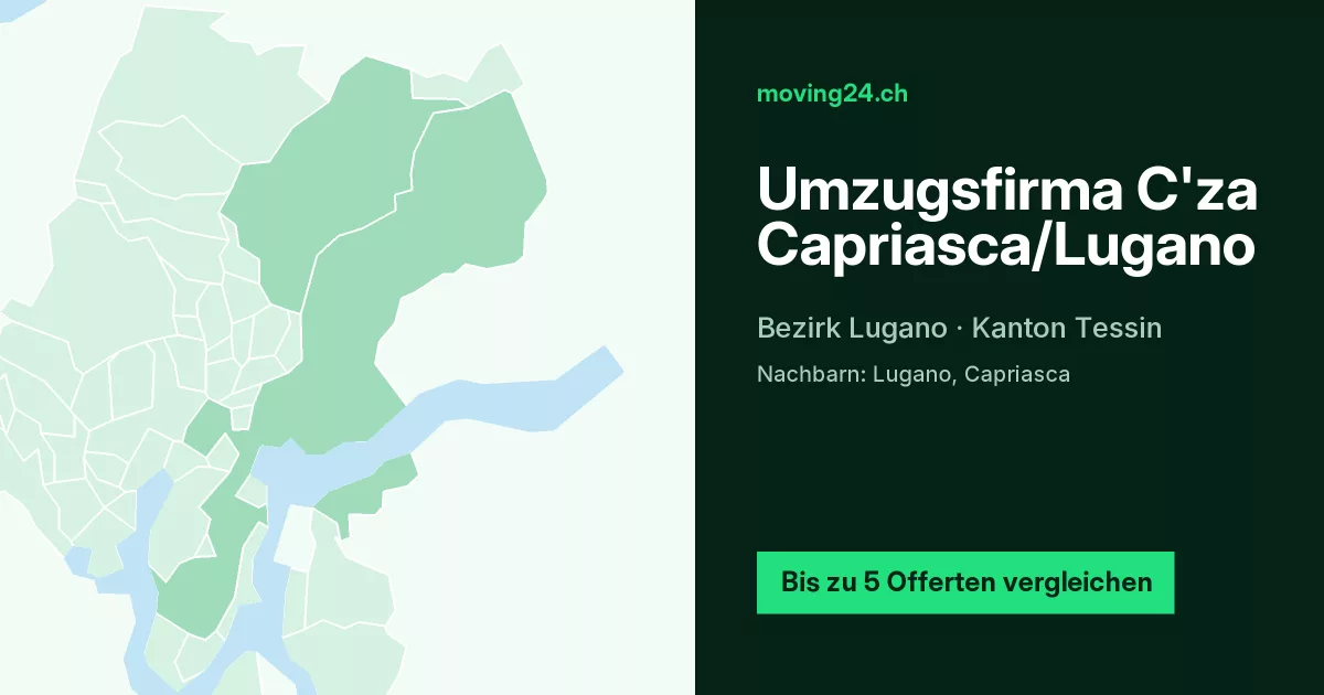 Umzugsfirma C'za Capriasca/Lugano Umzugsfirma C'za Capriasca/Lugano