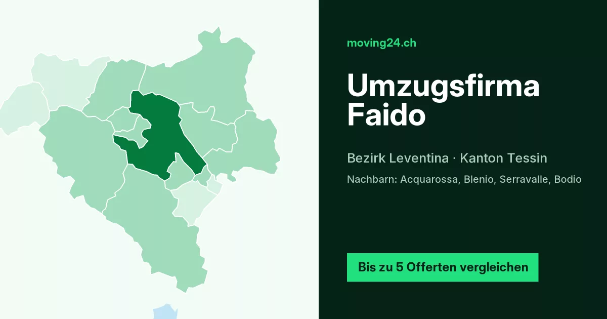Umzugsfirma Faido