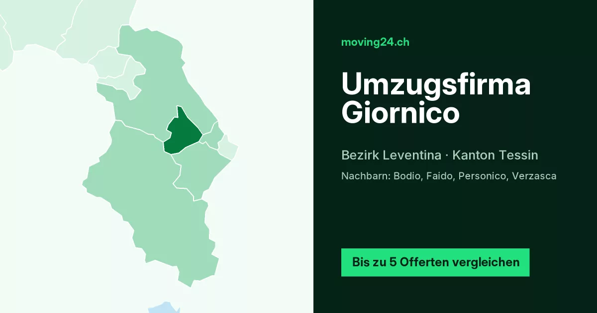 Umzugsfirma Giornico