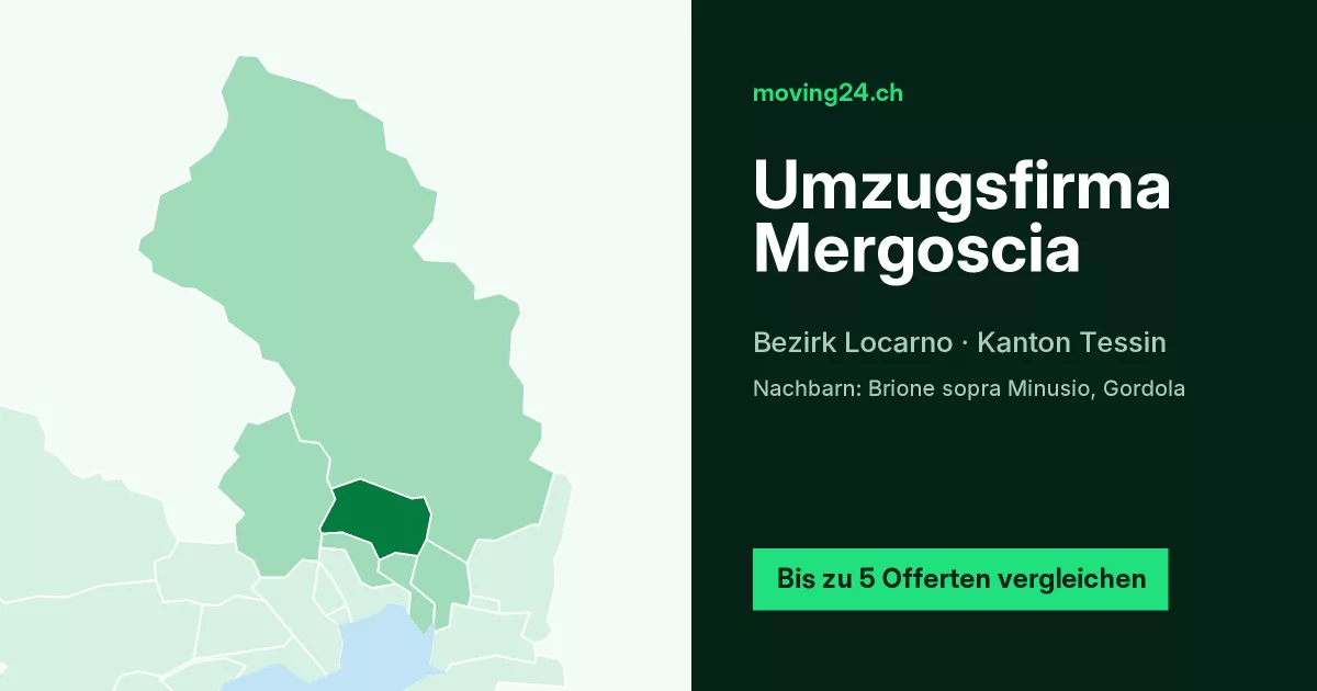 Umzugsfirma Mergoscia