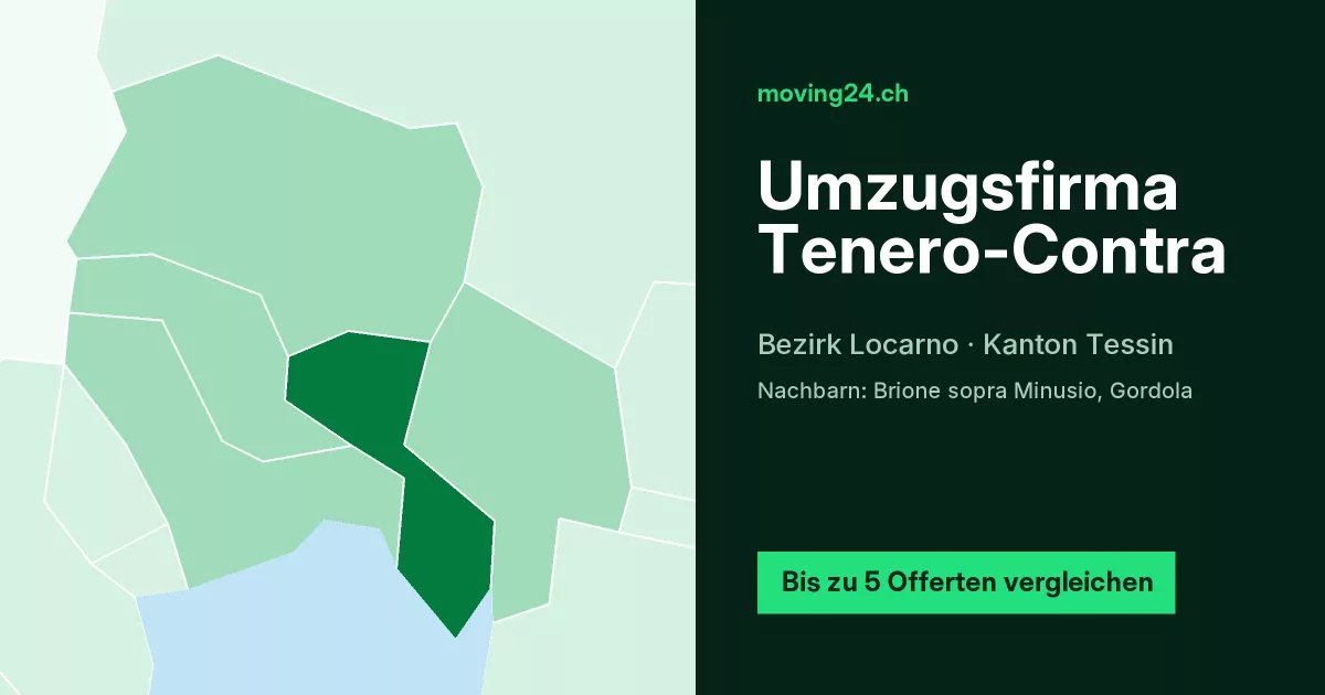 Umzugsfirma Tenero-Contra Umzugsfirma Tenero-Contra