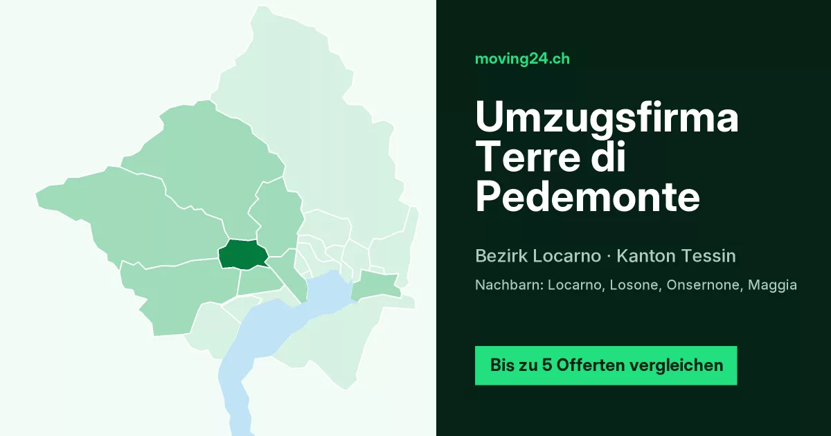 Umzugsfirma Terre di Pedemonte