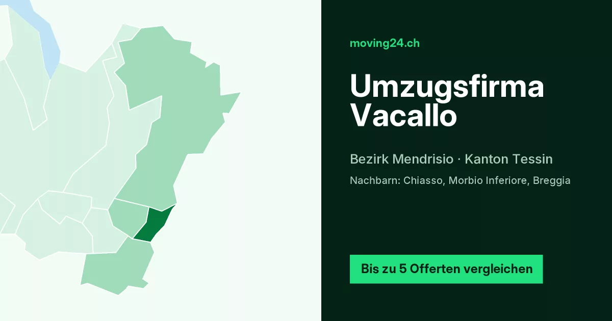 Umzugsfirma Vacallo