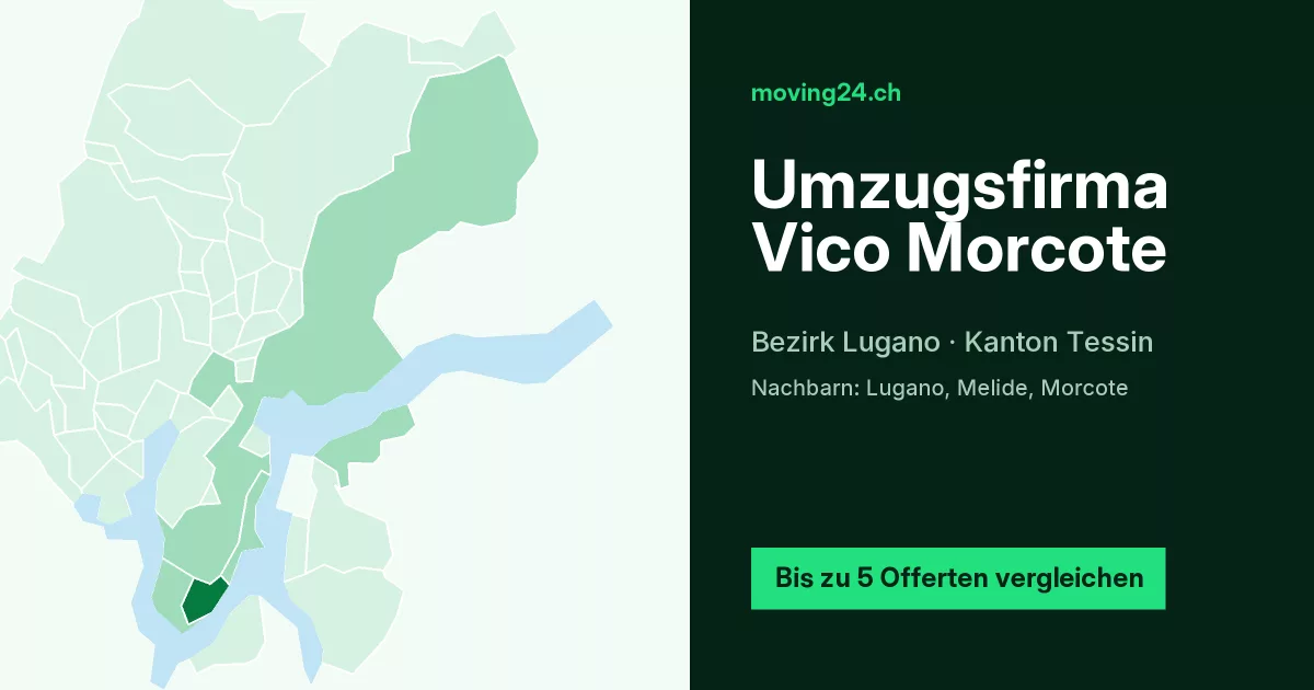 Umzugsfirma Vico Morcote