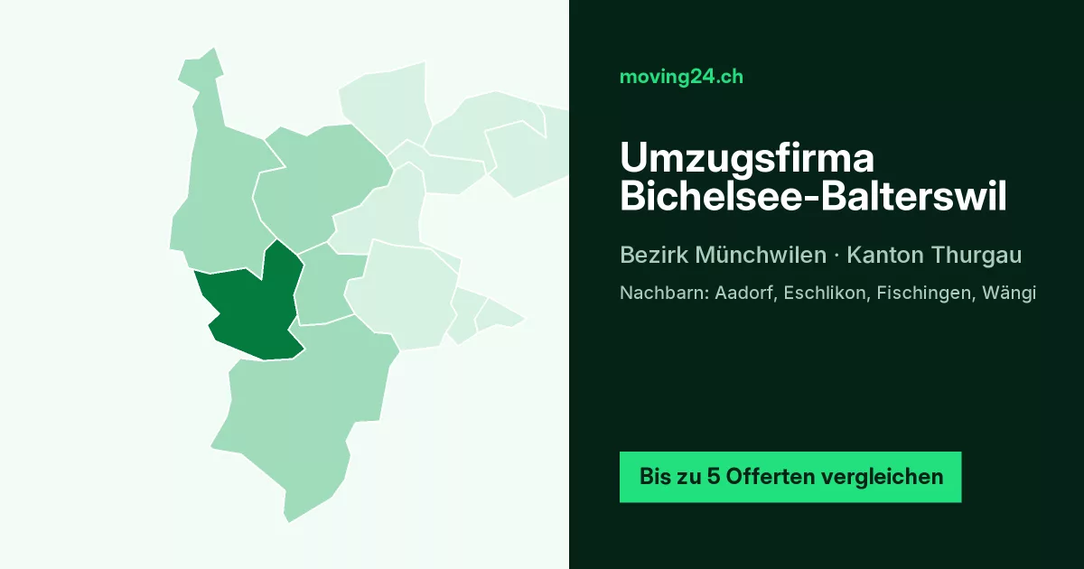 Umzugsfirma Bichelsee-Balterswil