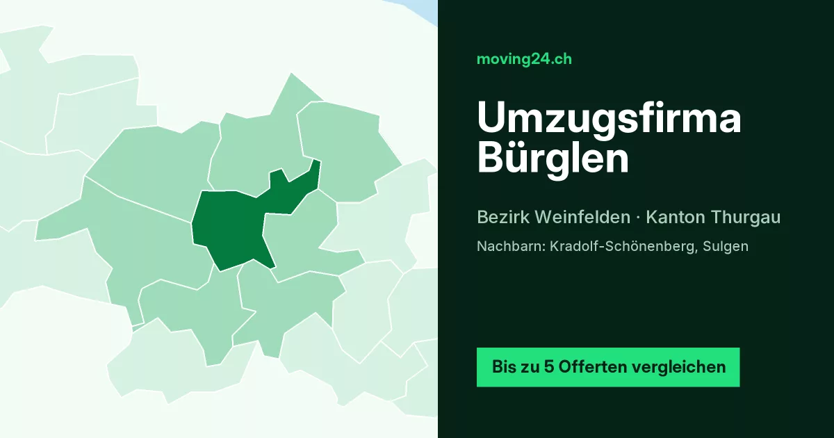Umzugsfirma B&uuml;rglen