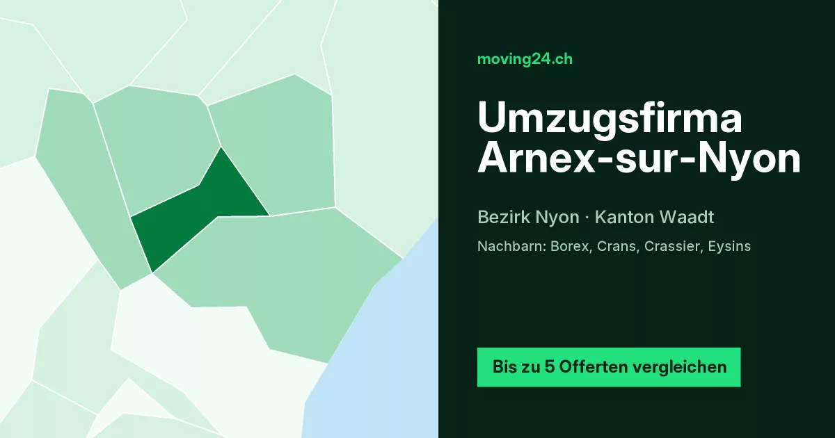 Umzugsfirma Arnex-sur-Nyon