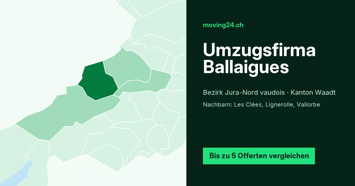 Umzugsfirma Ballaigues