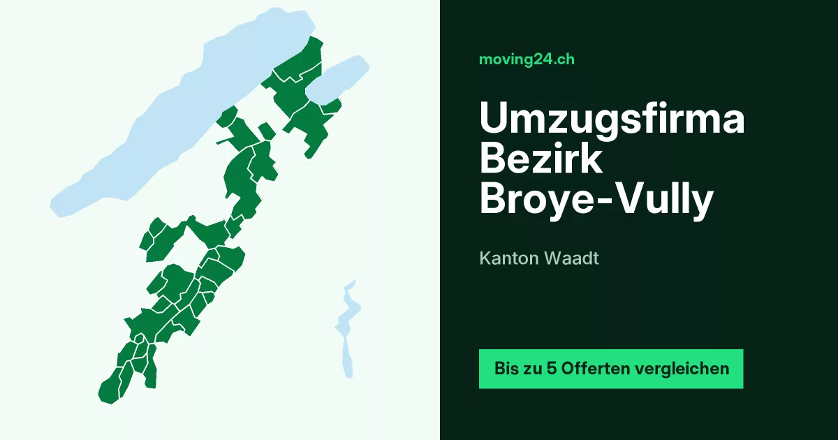 Umzugsfirma Bezirk Broye-Vully