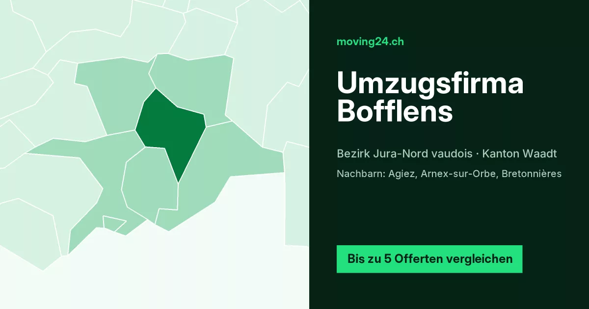 Umzugsfirma Bofflens