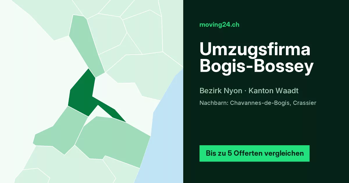 Umzugsfirma Bogis-Bossey