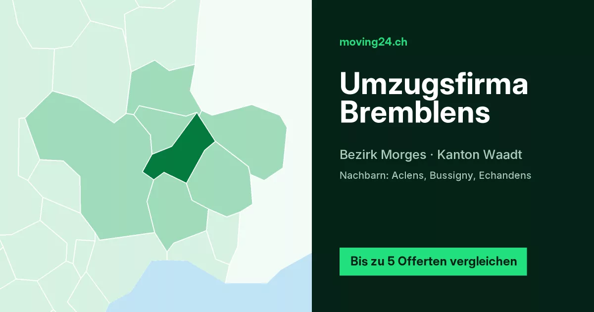 Umzugsfirma Bremblens