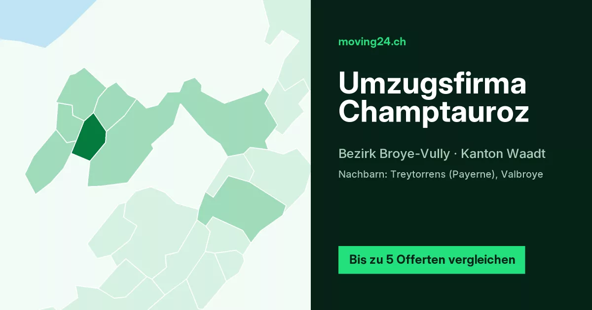 Umzugsfirma Champtauroz