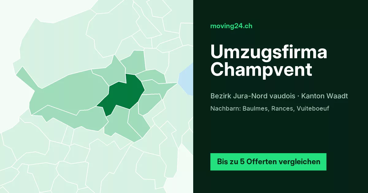 Umzugsfirma Champvent