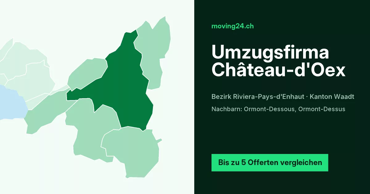Umzugsfirma Château-d'Oex Umzugsfirma Château-d'Oex