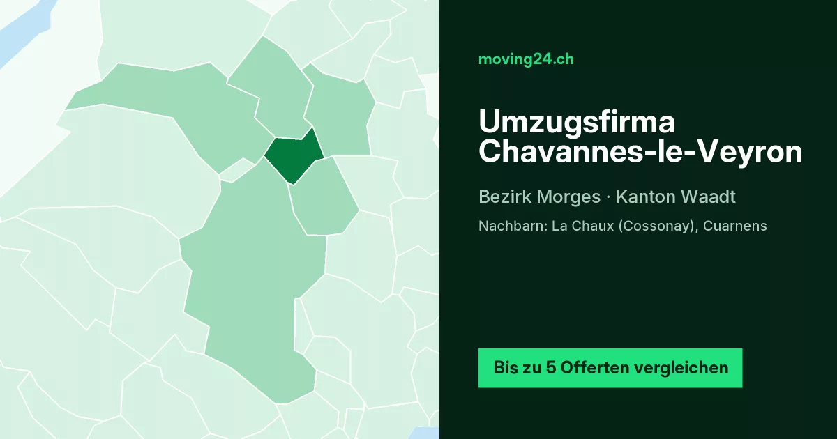 Umzugsfirma Chavannes-le-Veyron