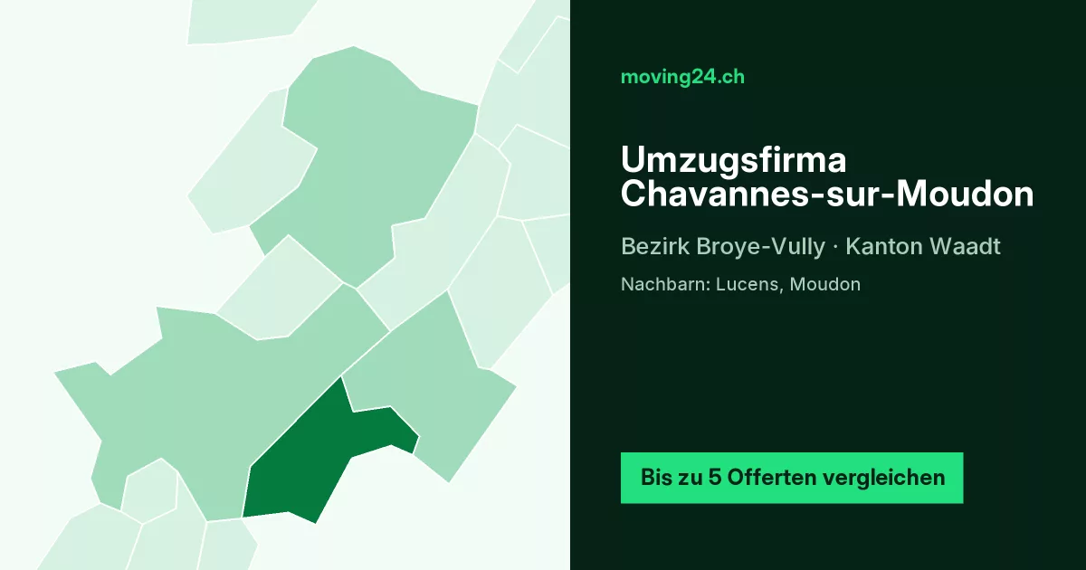 Umzugsfirma Chavannes-sur-Moudon