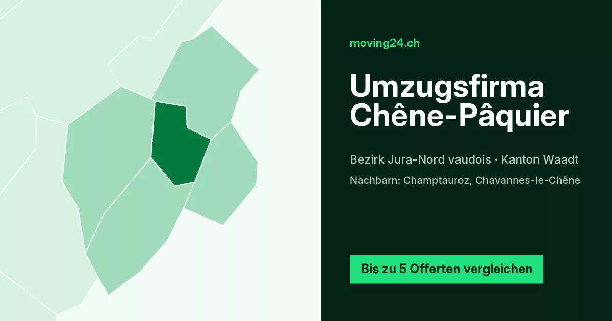 Umzugsfirma Ch&ecirc;ne-P&acirc;quier