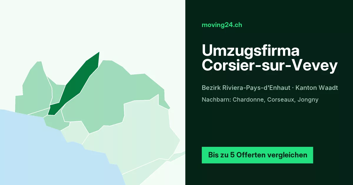 Umzugsfirma Corsier-sur-Vevey