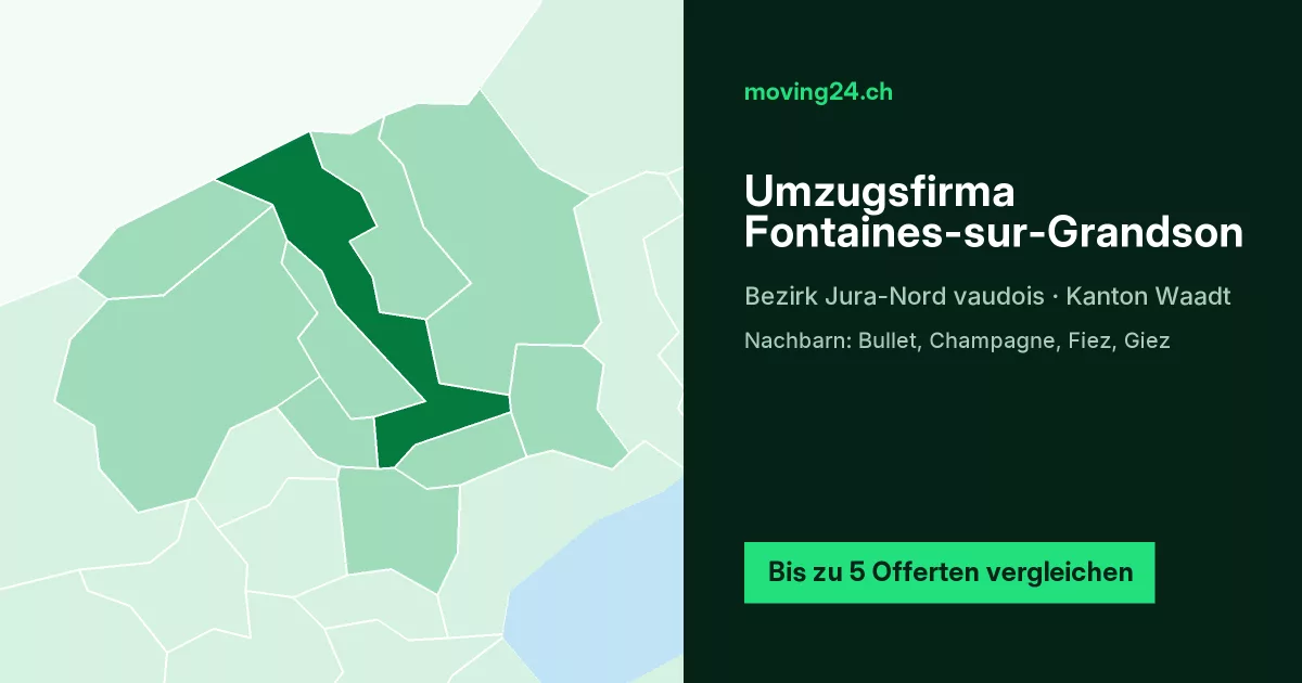 Umzugsfirma Fontaines-sur-Grandson